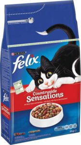 Felix Meaty Sensations - Kattenvoer Rund, Kip & Groenten - 4 kg