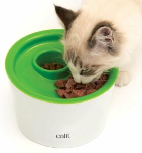 Cat-It Senses 2.0 Multi Feeder - Wit - Groen - Voerbak