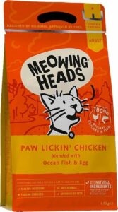 Meowing Heads Paw Lickin’ Chicken - Kattenvoer - Biologisch
