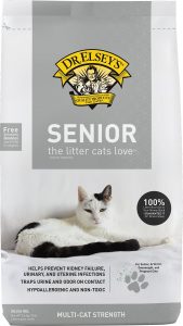 senior kattenbakvulling voor appartement