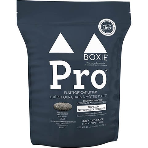 BoxiePro Deep Clean Probiotic Clumping Cat Litter