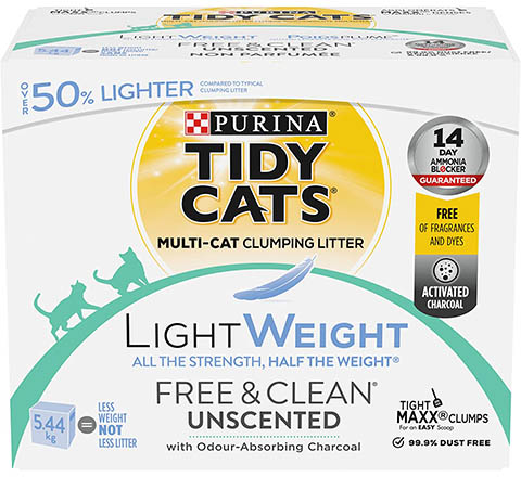 Tidy Cats Free & Clean Lichtgewicht Kattenbakvulling