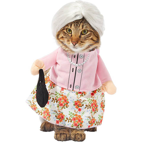 Frisco Front Walking Granny Cat Kostuum