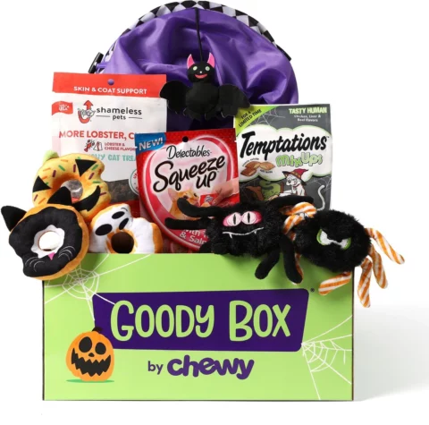 Goody Box Halloween Kattenspeelgoed &Traktaties