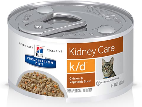Hill's Prescription Diet k:d Kidney Care Chicken & Vegetable Stew Blik Kattenvoer