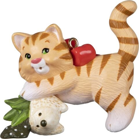 Ondeugende Tabby Kitten Mini Ornament