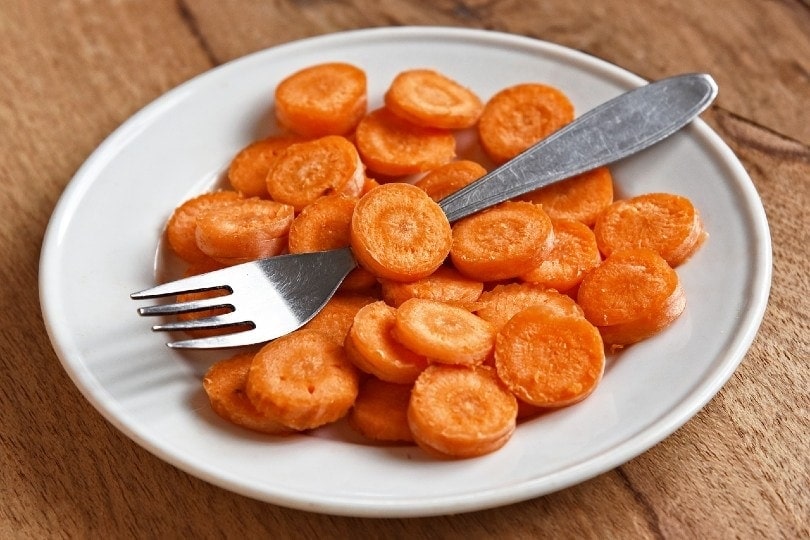gekookte wortel