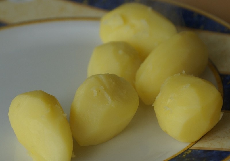gekookte aardappelen