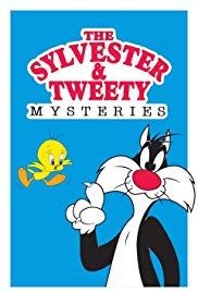 de sylvester en tweety mysteries poster - tv cartoon katten