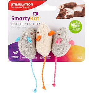 SmartyKat Skitter Critters Kattenkruid Kat Speelgoed