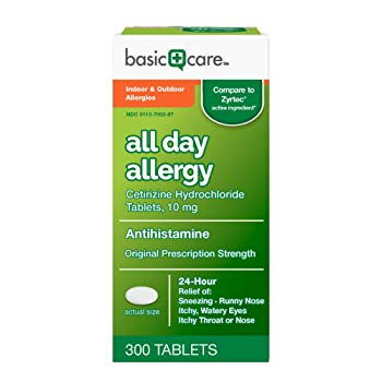 Basisverzorging De hele dag Allergie Cetirizine HCl Tabletten