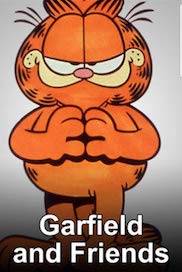 garfield en vrienden poster - tv cartoon katten