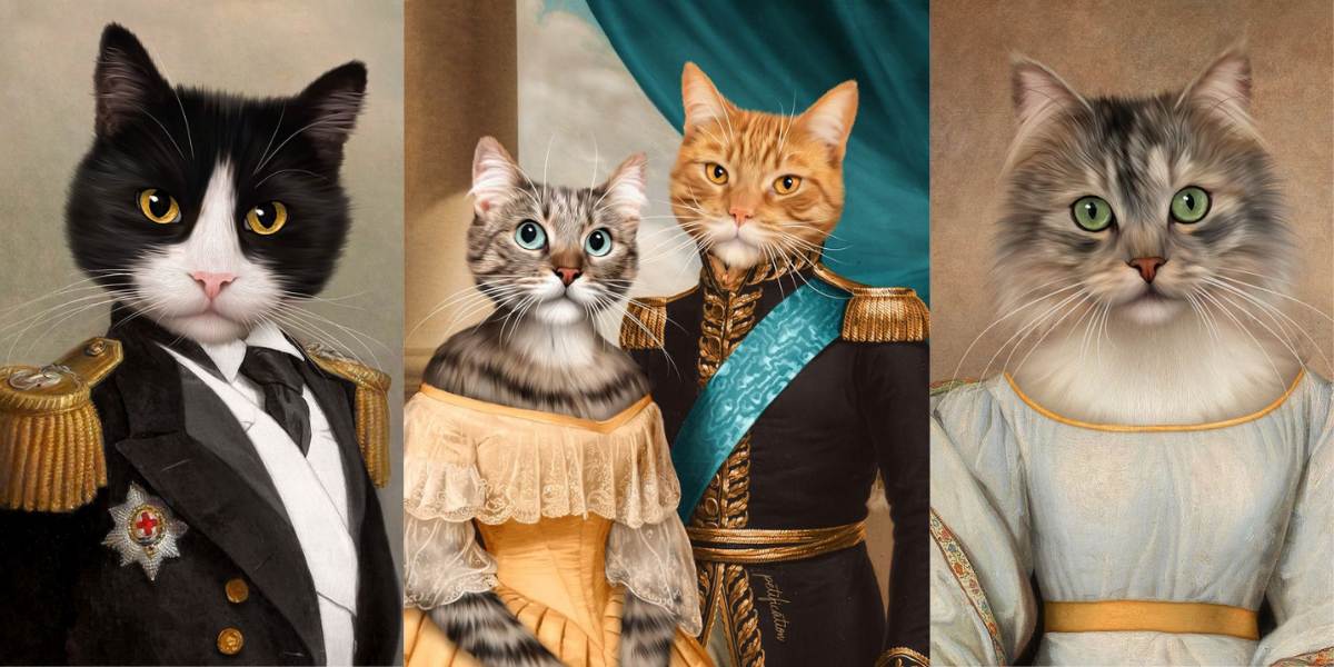 Petification Studio laat katten schitteren als royalty's