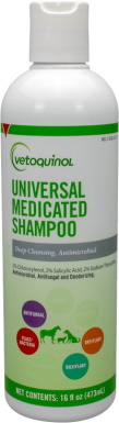 Vetoquinol Universal Medicated Shampoo voor honden en katten