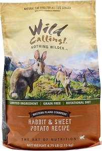 Wild Calling Western Plains Stampede Rabbit &Sweet Potato Recept Graanvrij Droog Kattenvoer