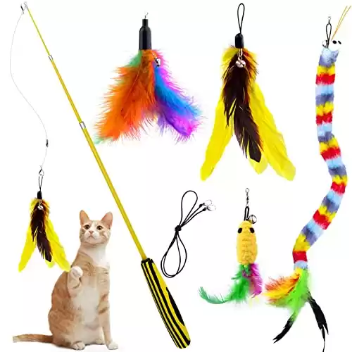 Cat Wand Speelgoed voor Binnenkatten