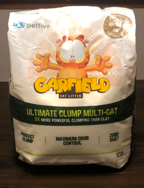 Een andere variant van Garfield Cat Litter is de Ultimate Clump Multi-Cat formule.