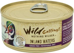 Wild Calling Inland Waters Duck Recept Graanvrij volwassen ingeblikt kattenvoer