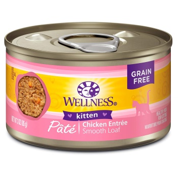 Wellness Signature selecteert natuurlijk ingeblikt graanvrij nat kattenvoer, gevlokte tonijn en wilde zalm, 5,3-ounce blik (pak van 24)