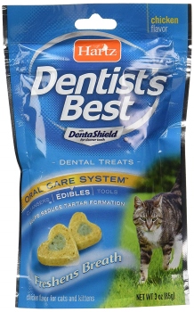 HARTZ Tandarts's Beste Kip Gearomatiseerde Dental Cat Treats