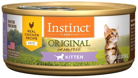 Instinct by Nature's Variety Kitten Graanvrij Real Chicken Recept Natuurlijk Nat Ingeblikt Kattenvoer klein
