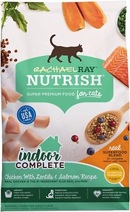 Rachael Ray Nutrish Indoor Complete Kip met Linzen &quotm Recept Natuurlijk Droog Kattenvoer