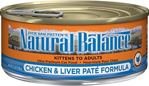Natural Balance Ultra Premium Chicken &Liver Pate Formula Ingeblikt Kattenvoer