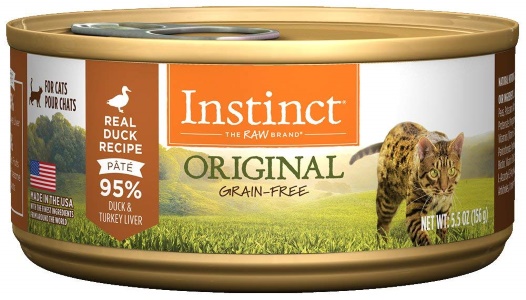 Instinct Original Grain Free Real Duck Recept Natuurlijk Nat Ingeblikt Kattenvoer door