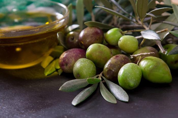 olijven fruit en olijfolie