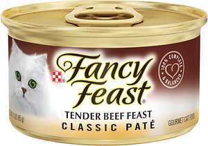 Fancy Feast Klassiek Mals Rundvleesfeest Ingeblikt Kattenvoer
