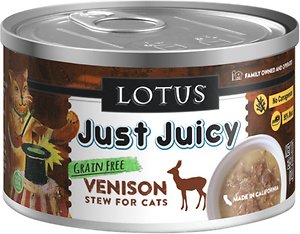 Lotus Just Juicy Venison Stoofpot Graanvrij Ingeblikt Kattenvoer