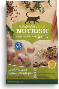 Rachael Ray Nutrish Natuurlijke Kip &bruine rijst Recept Droog Kattenvoer