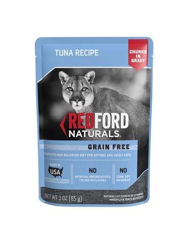 Redford Naturals Graanvrije brokken in Jus Tonijn Recept Kattenvoer Zakjes
