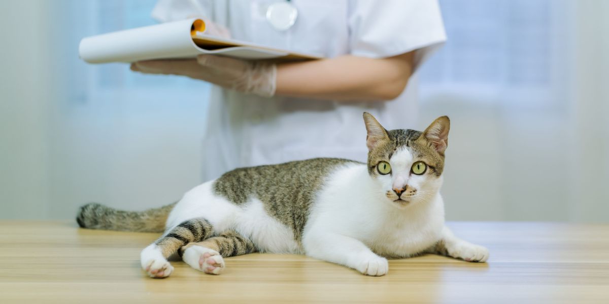 Veterinair onderzoek van katten