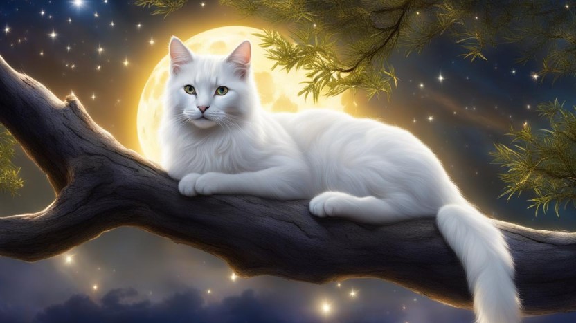 symboliek witte kat