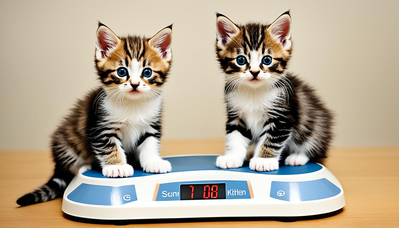 gewicht kittens