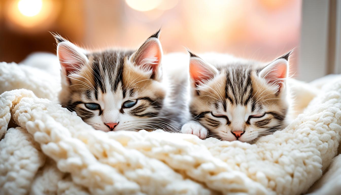 kittens en hun slaapritme